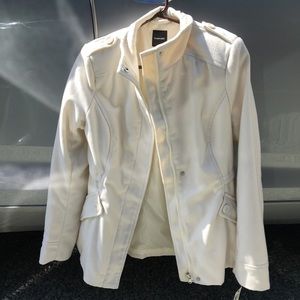 Cream color jacket. New, never worn with tags
